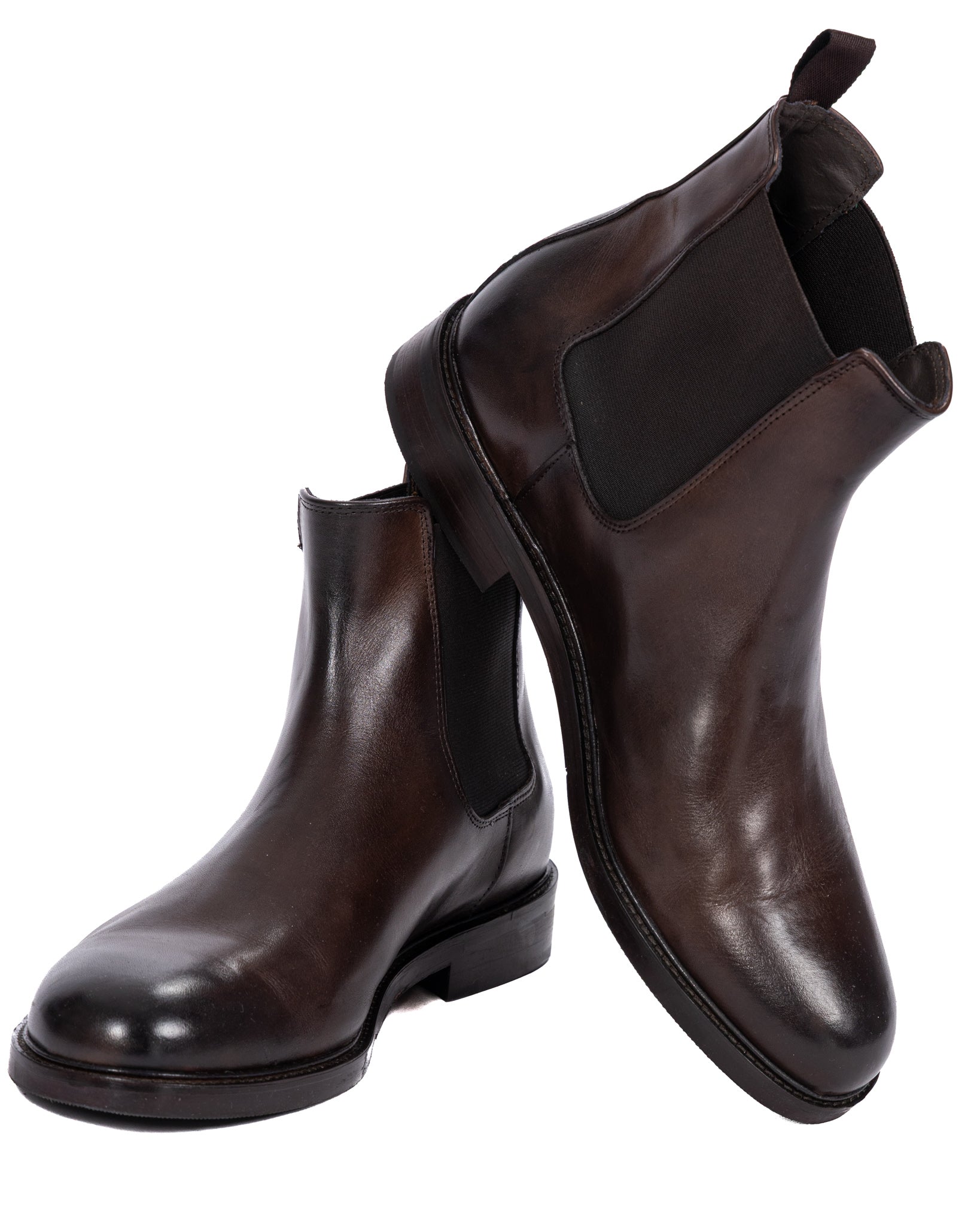 Stivale Jae in pelle testa di moro