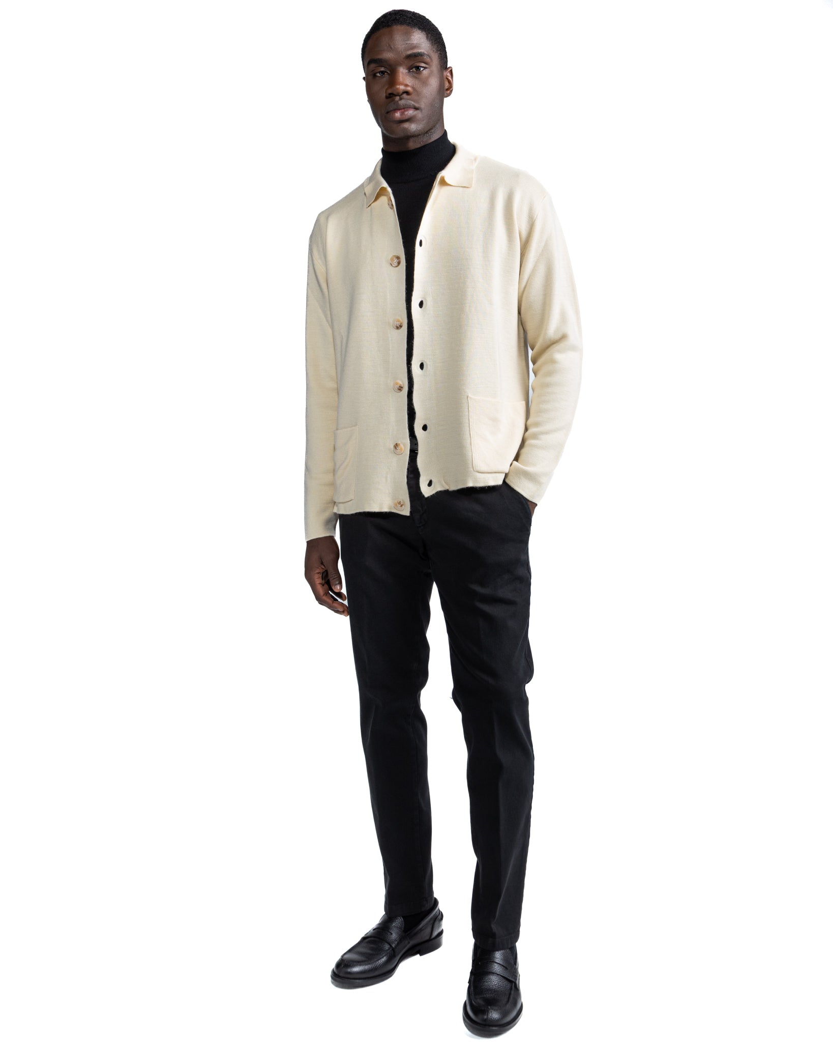 Giacca a maglia Krakatoa beige
