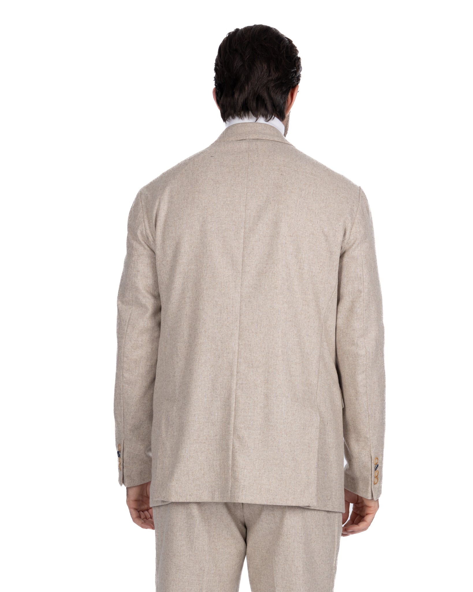 Giacca Reflex in flanella beige