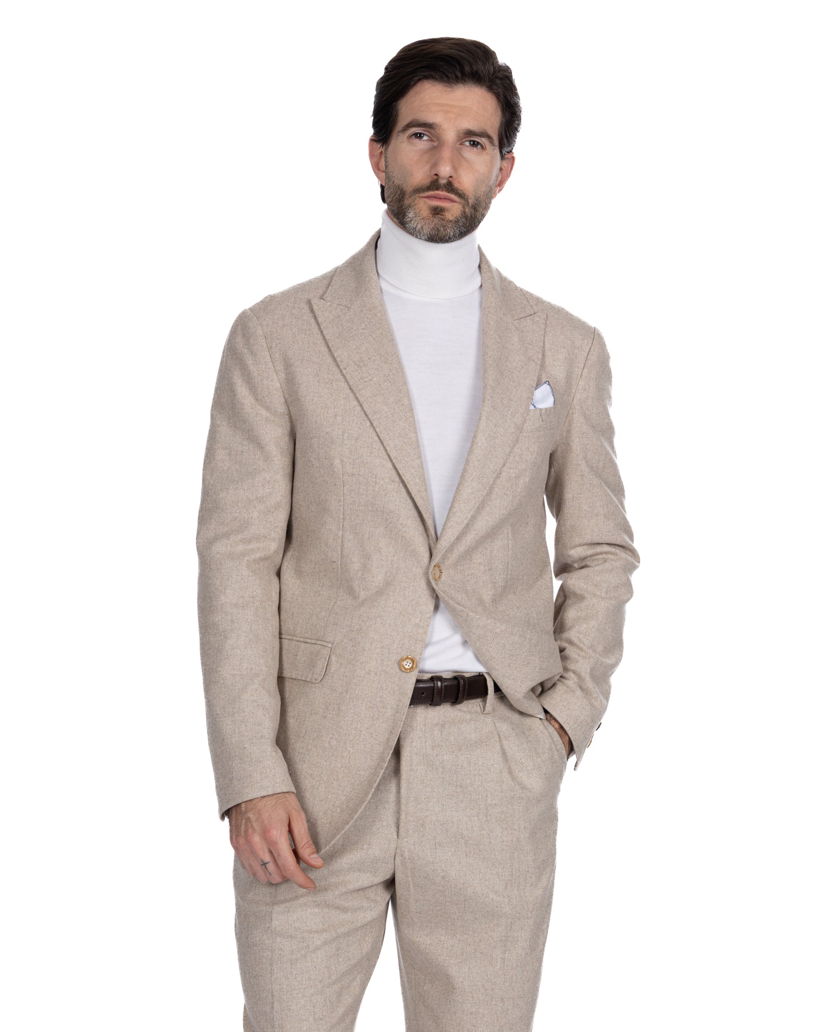 Abito Olympus in flanella beige