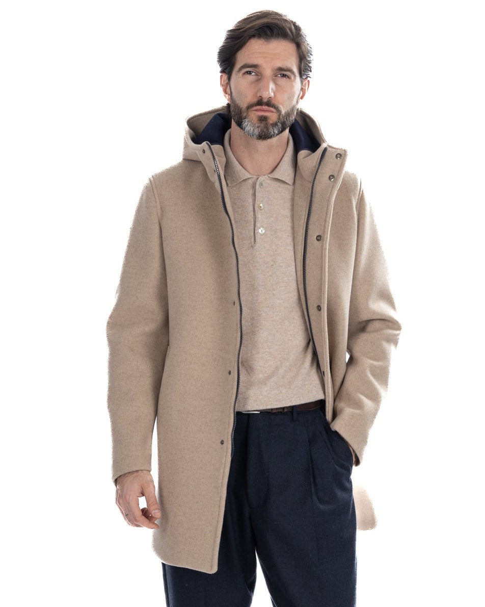 Giubbotto Denali in panno beige