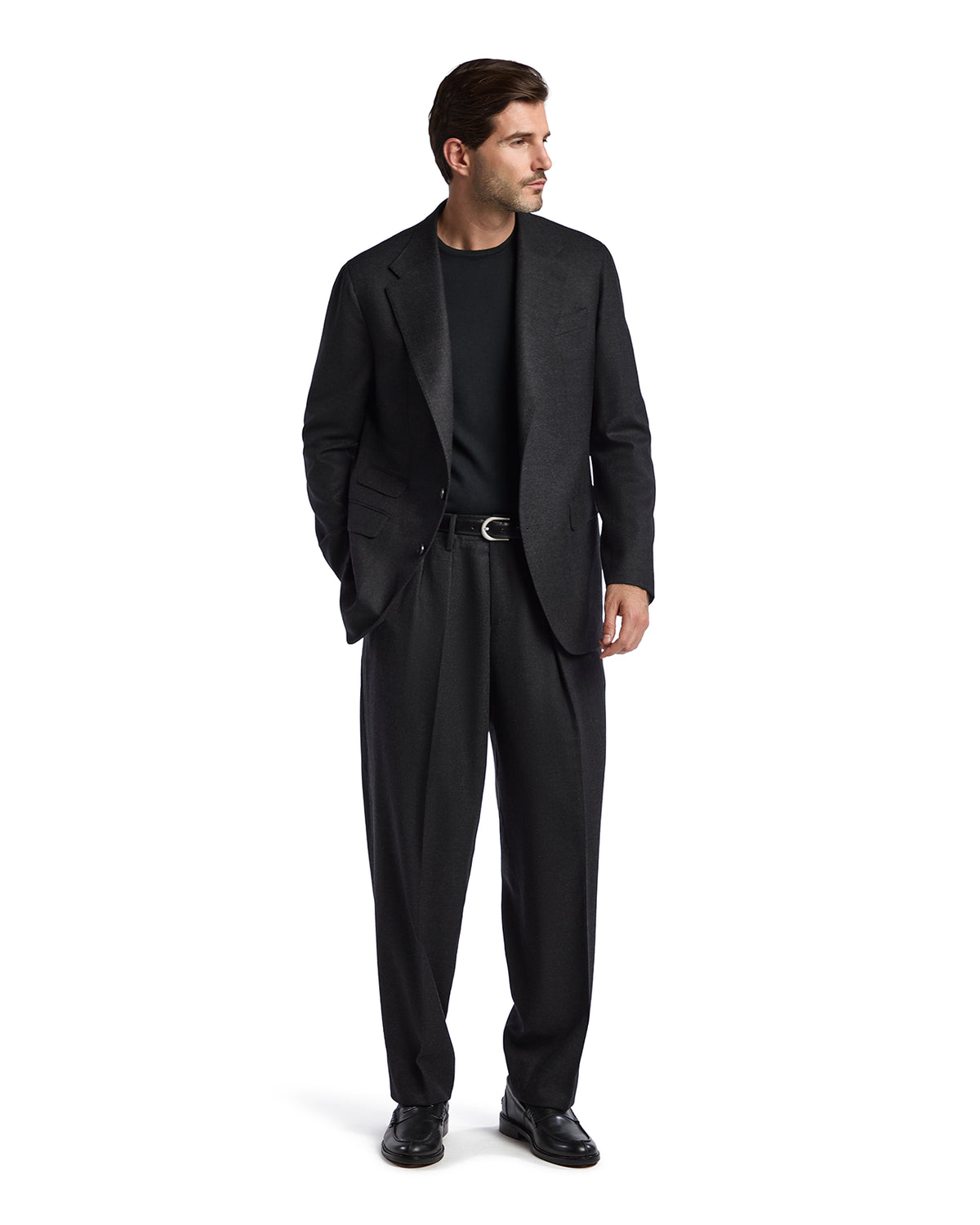 Pantalone Over in flanella Rugby Drago antracite