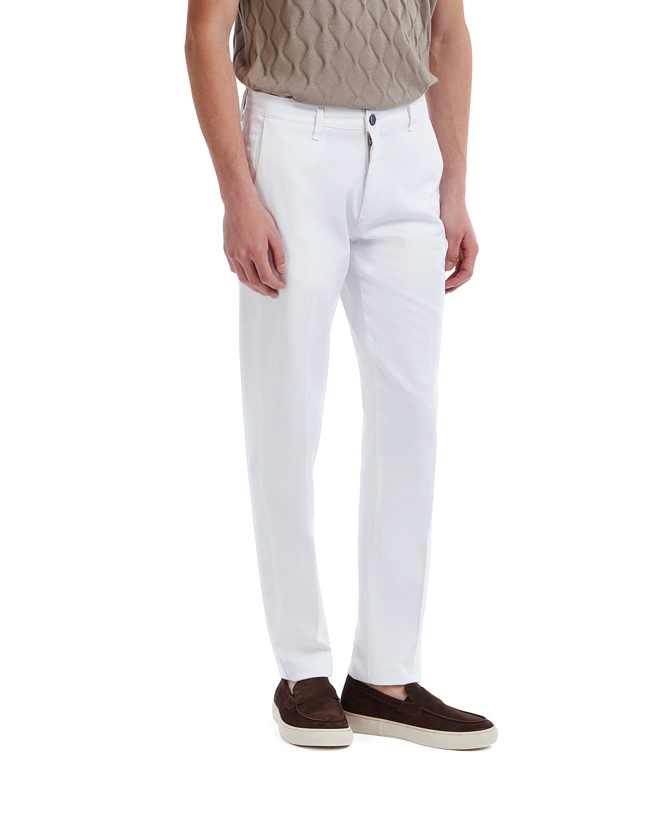 Pantalone Bill armaturato bianco