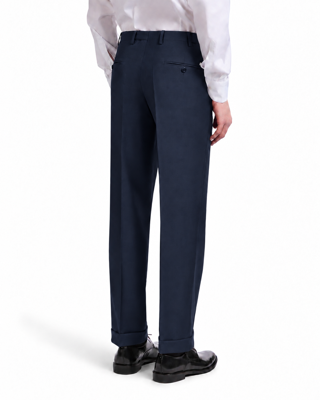 Pantalone Classic in lana Perennial Canonico blu