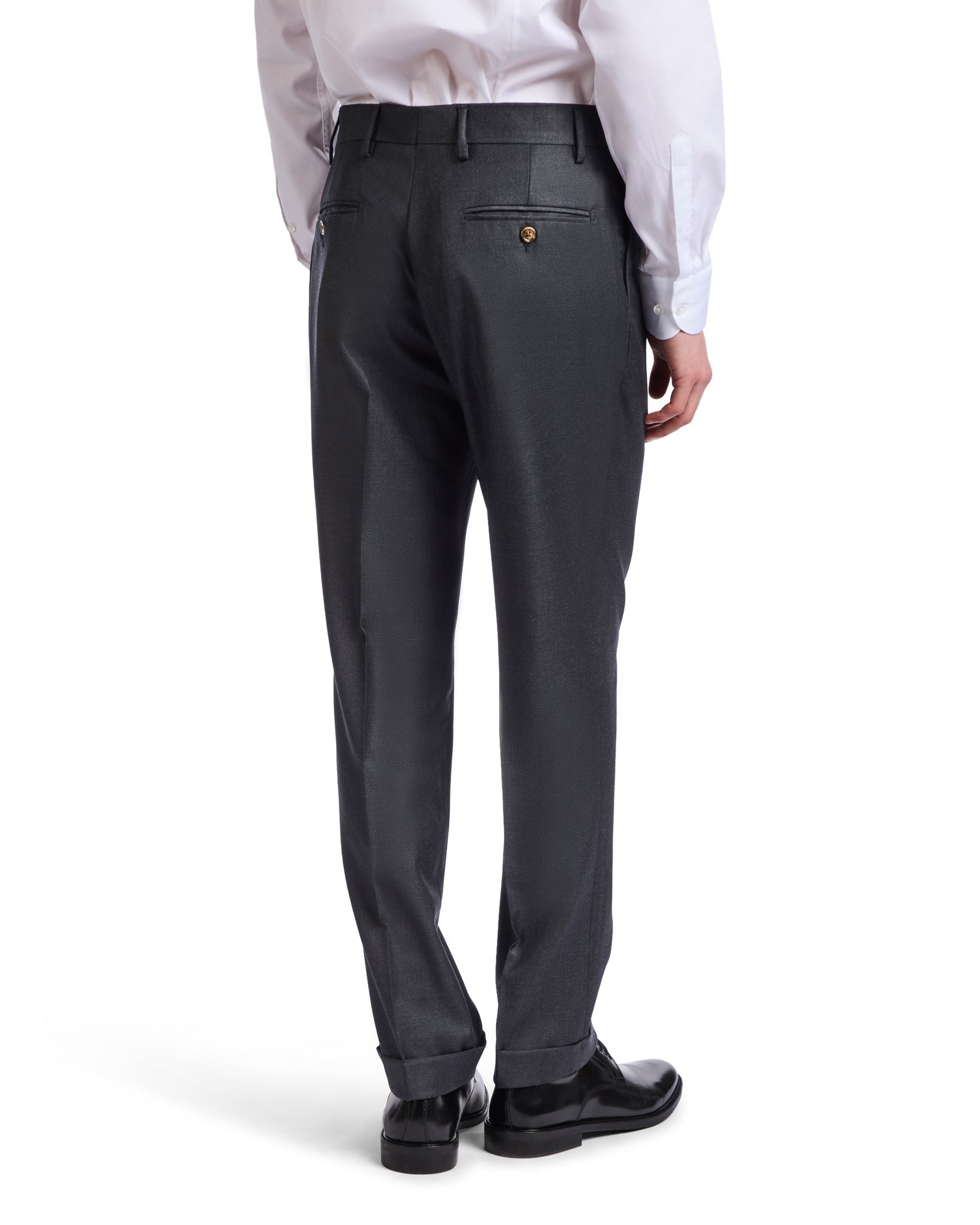Pantalone Staten in lana Canonico antracite