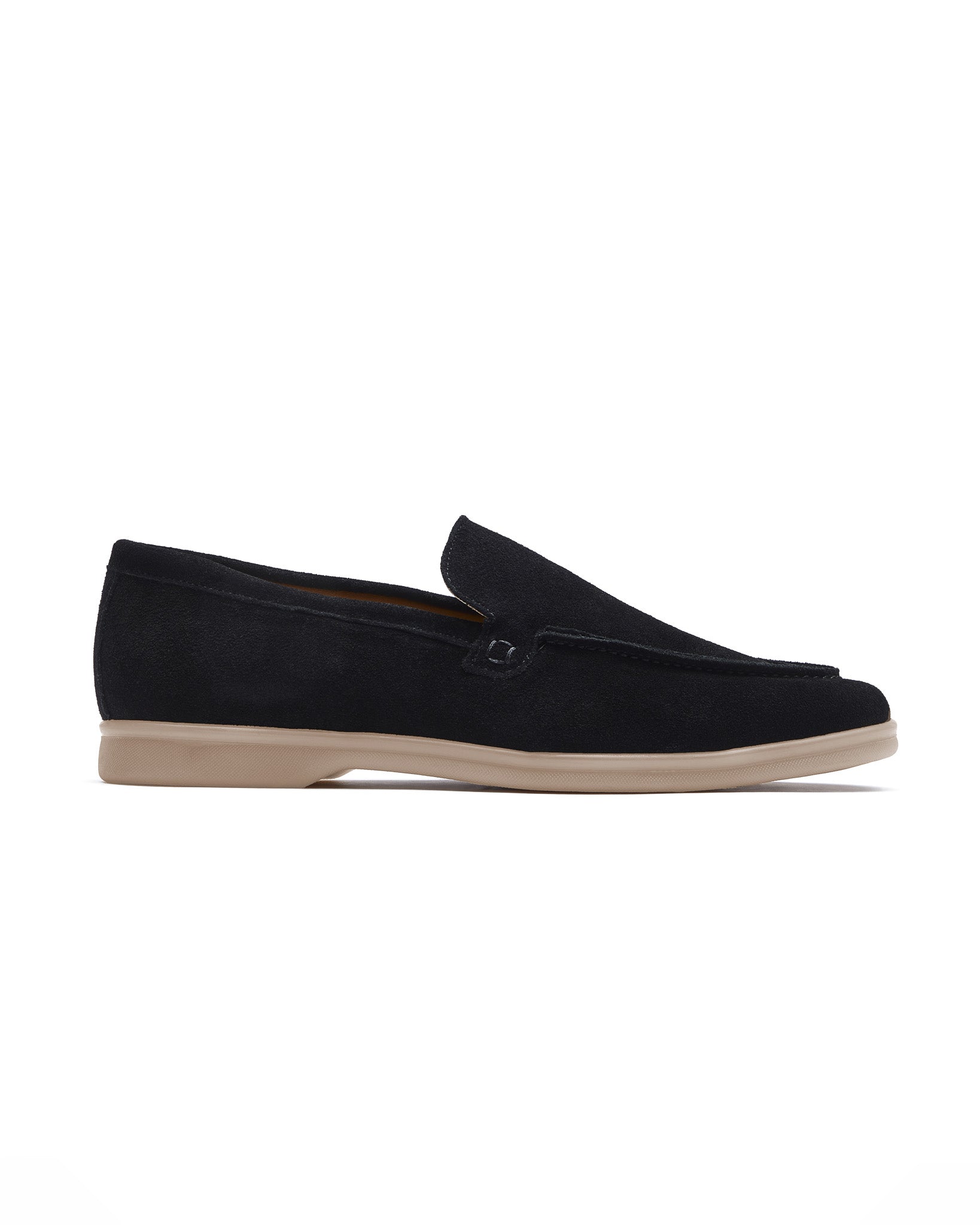 Mocassino Valeri scamosciato nero