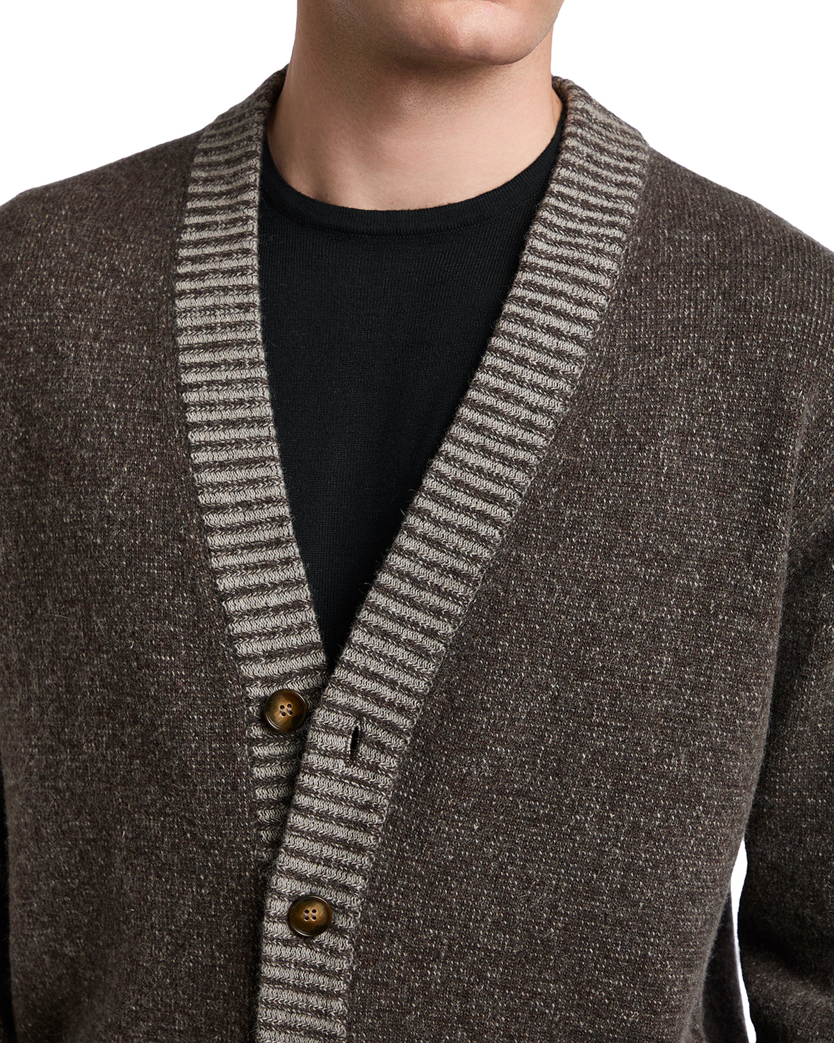 Cardigan Vanisè in bouclé moro