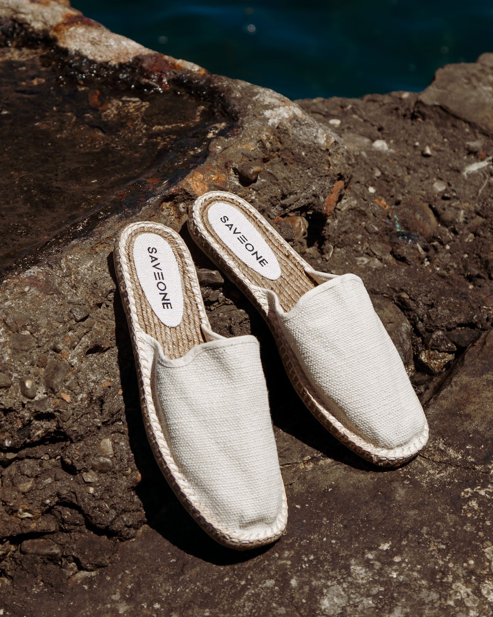 Mules Portofino espadrillas bianca