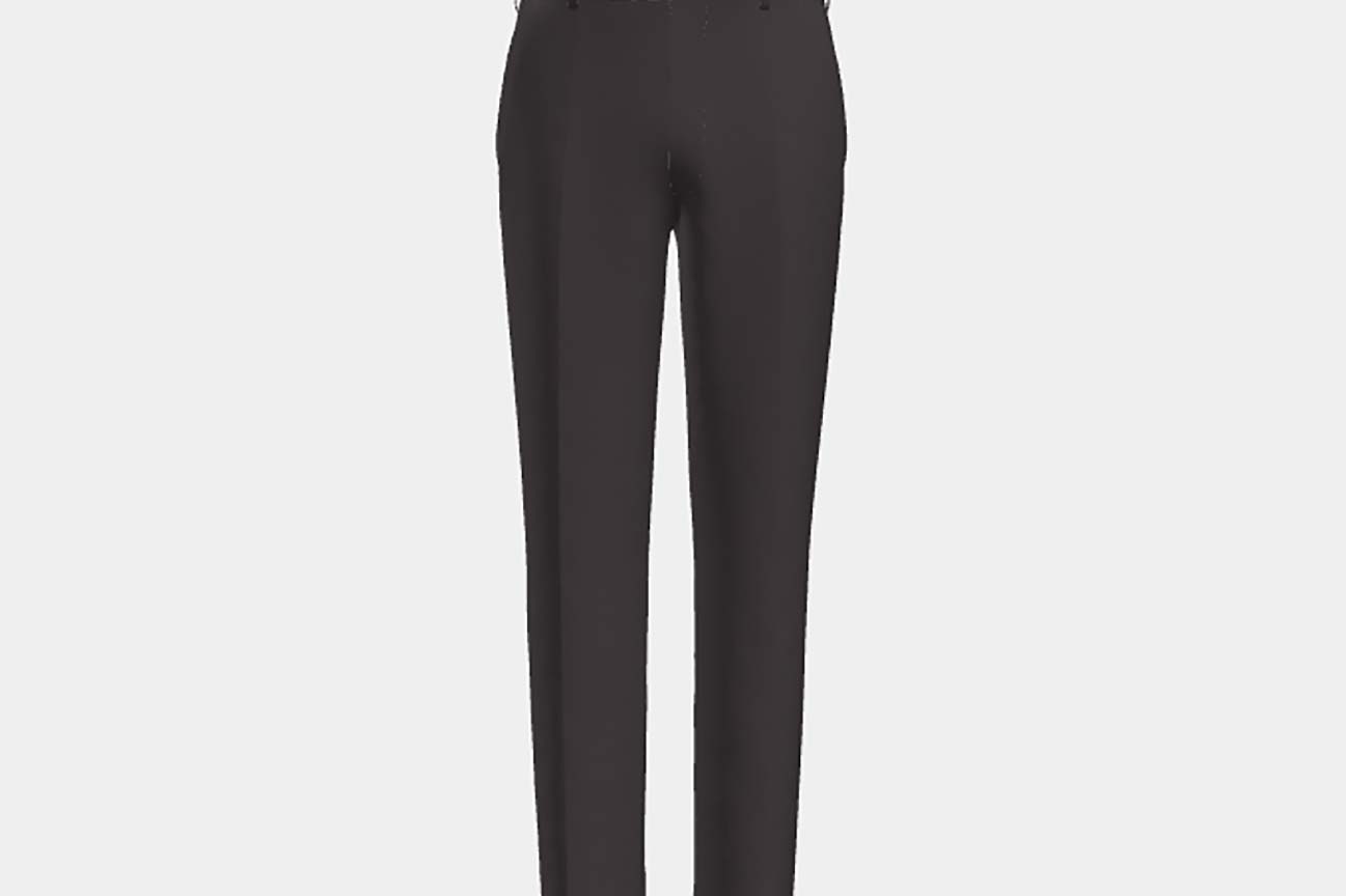 Pantalone su misura lana 130s viola Caccioppoli