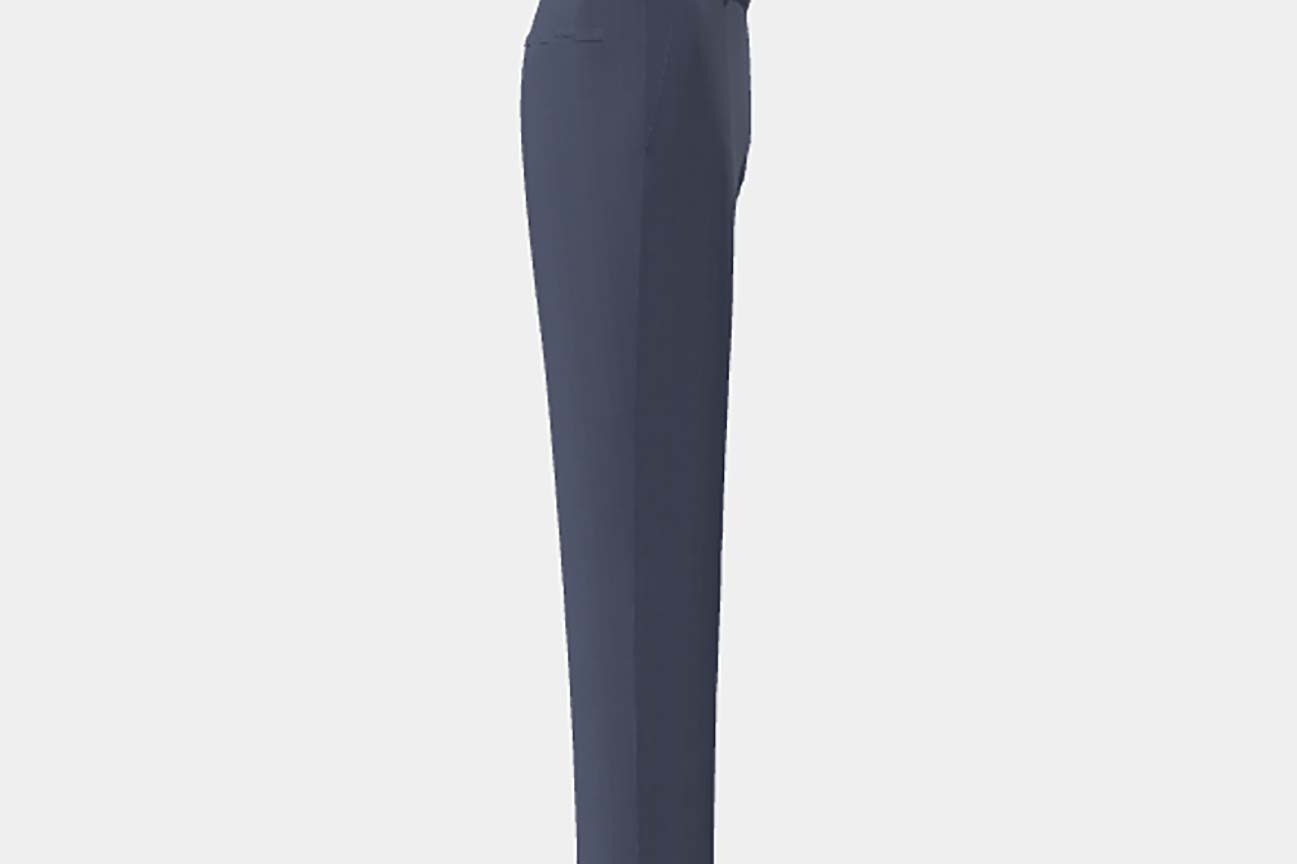 Pantalone su misura lana solaro 130s blu chiaro Caccioppoli
