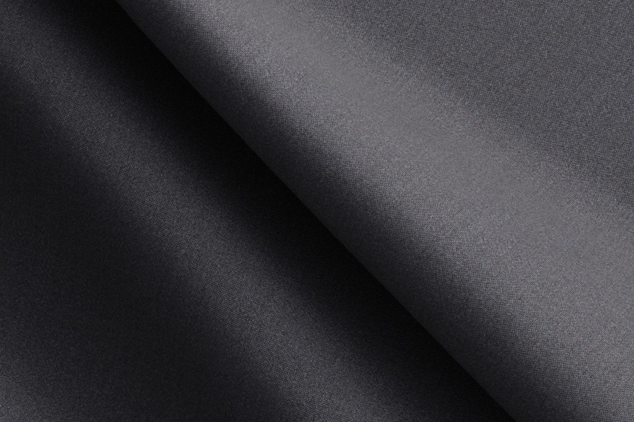 Pantalone con fascia su misura lana 150s grigio Loro Piana