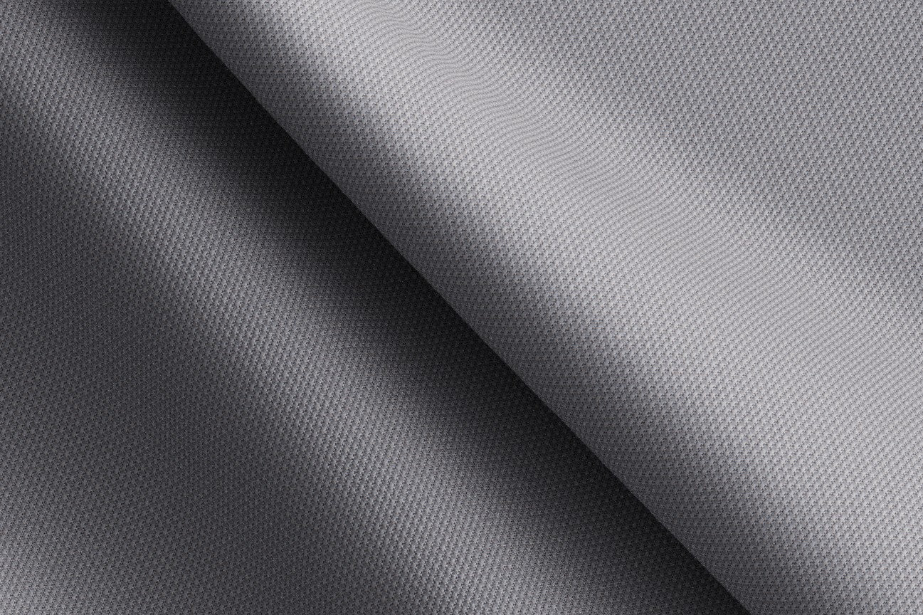 Pantalone con fascia su misura poliestere e acrilica 110s grigio Canonico