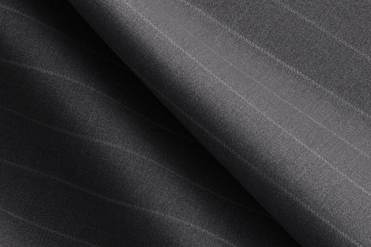 Abito su misura lana 110s grigio Canonico