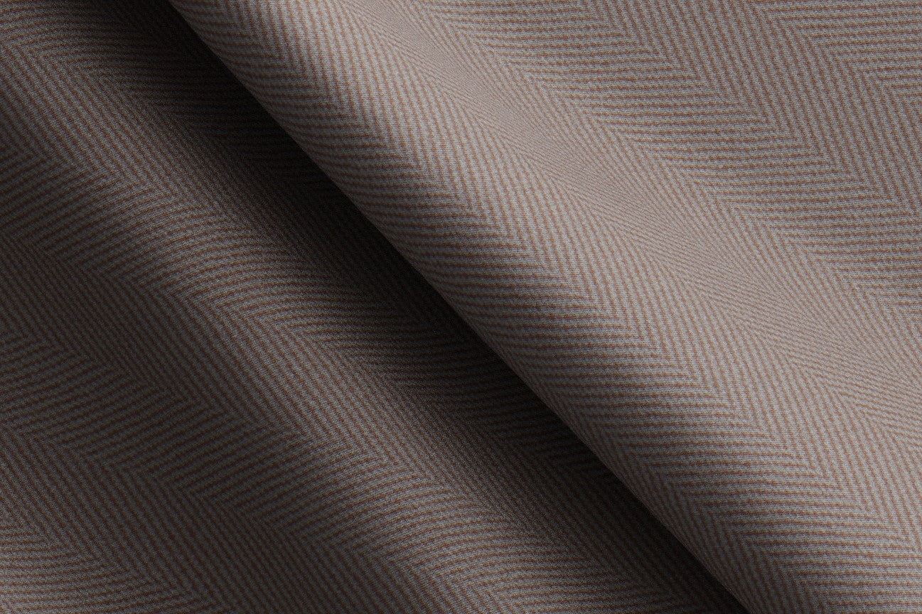 Gilet su misura lana solaro 130s beige Caccioppoli