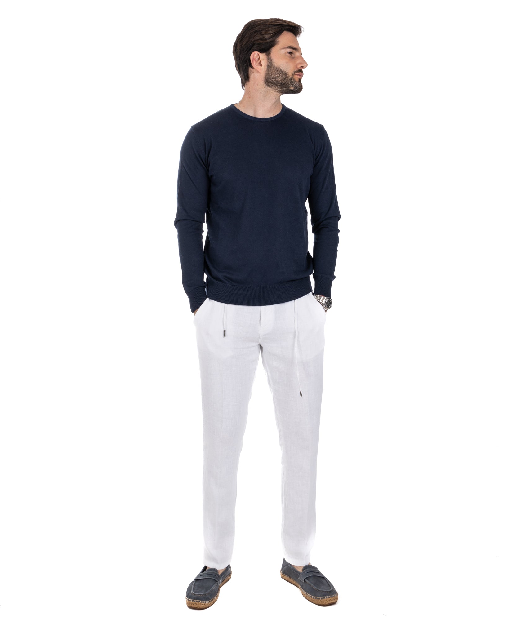 Maglioncino Daniil in cotone blu