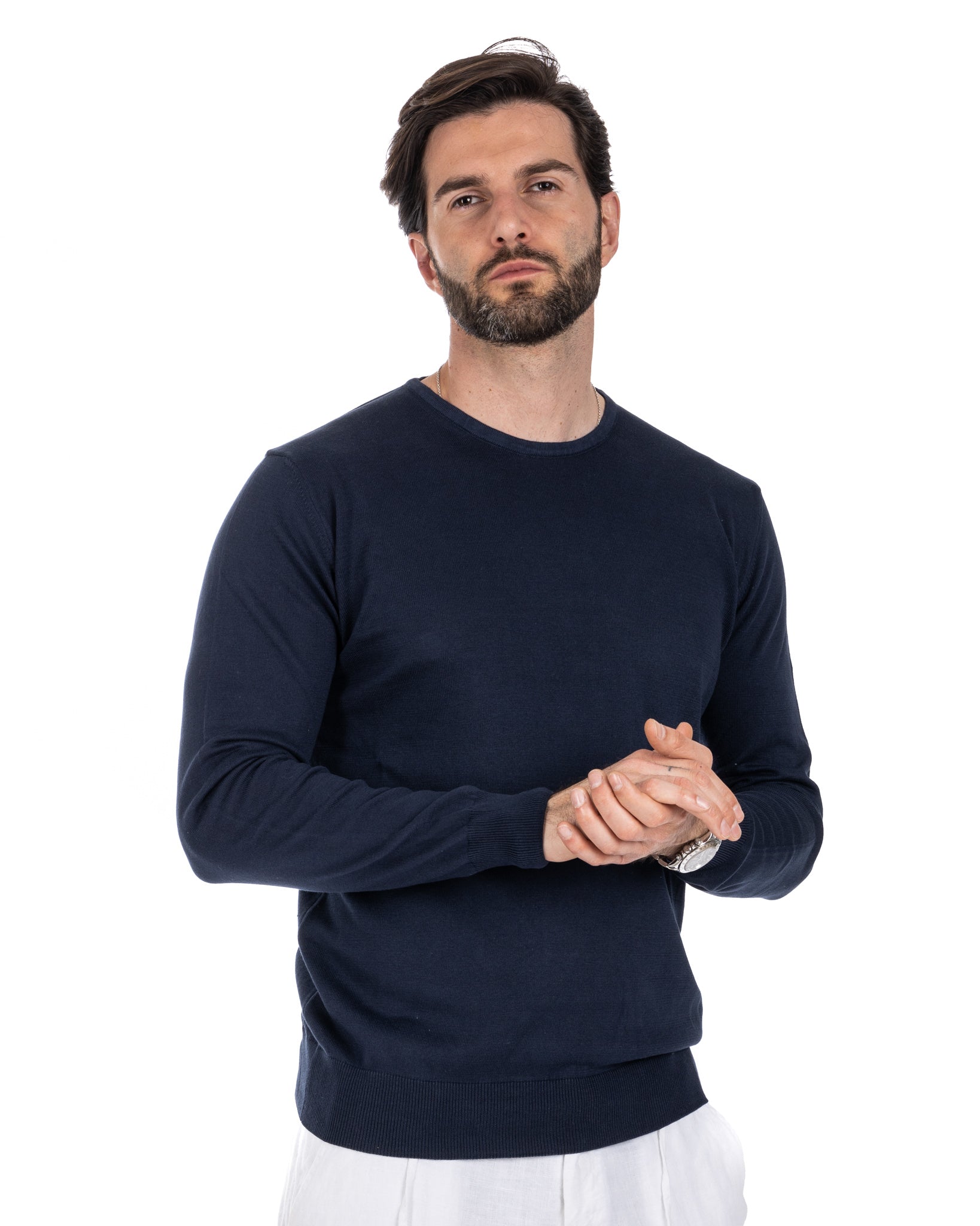Maglioncino Daniil in cotone blu